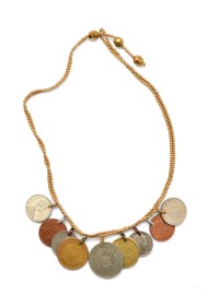 Coin Charm Necklace